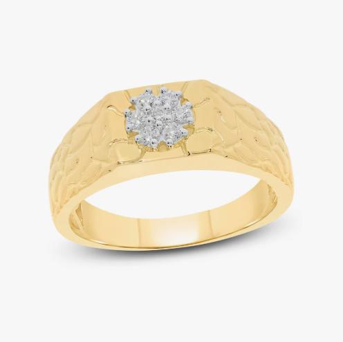 lab created diamond wedding band for men